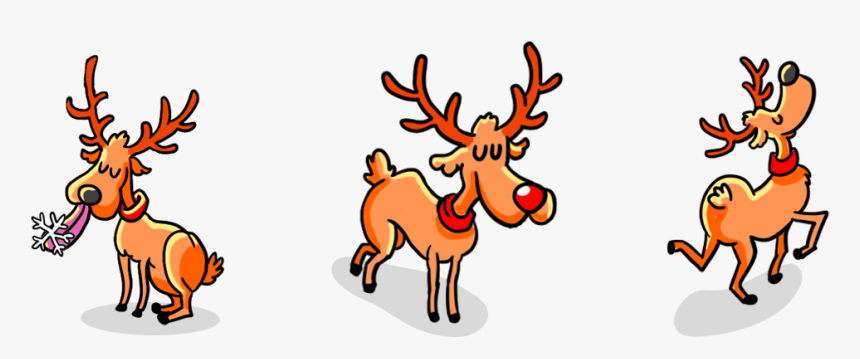 Reindeer Cartoon, HD Png Download
