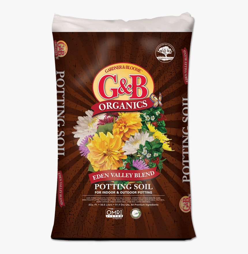 G&b Organic Potting Mix, HD Png Download