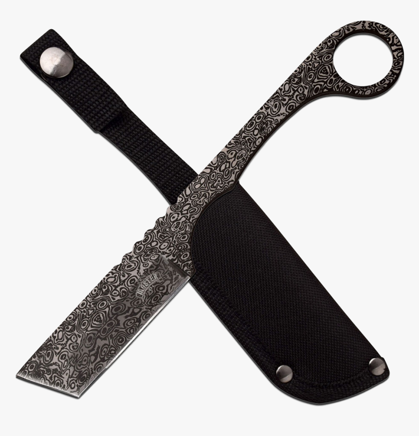 Straight Razor Fixed Blade Knife , Png Download - Straight Razor Tactical Knife, Transparent Png