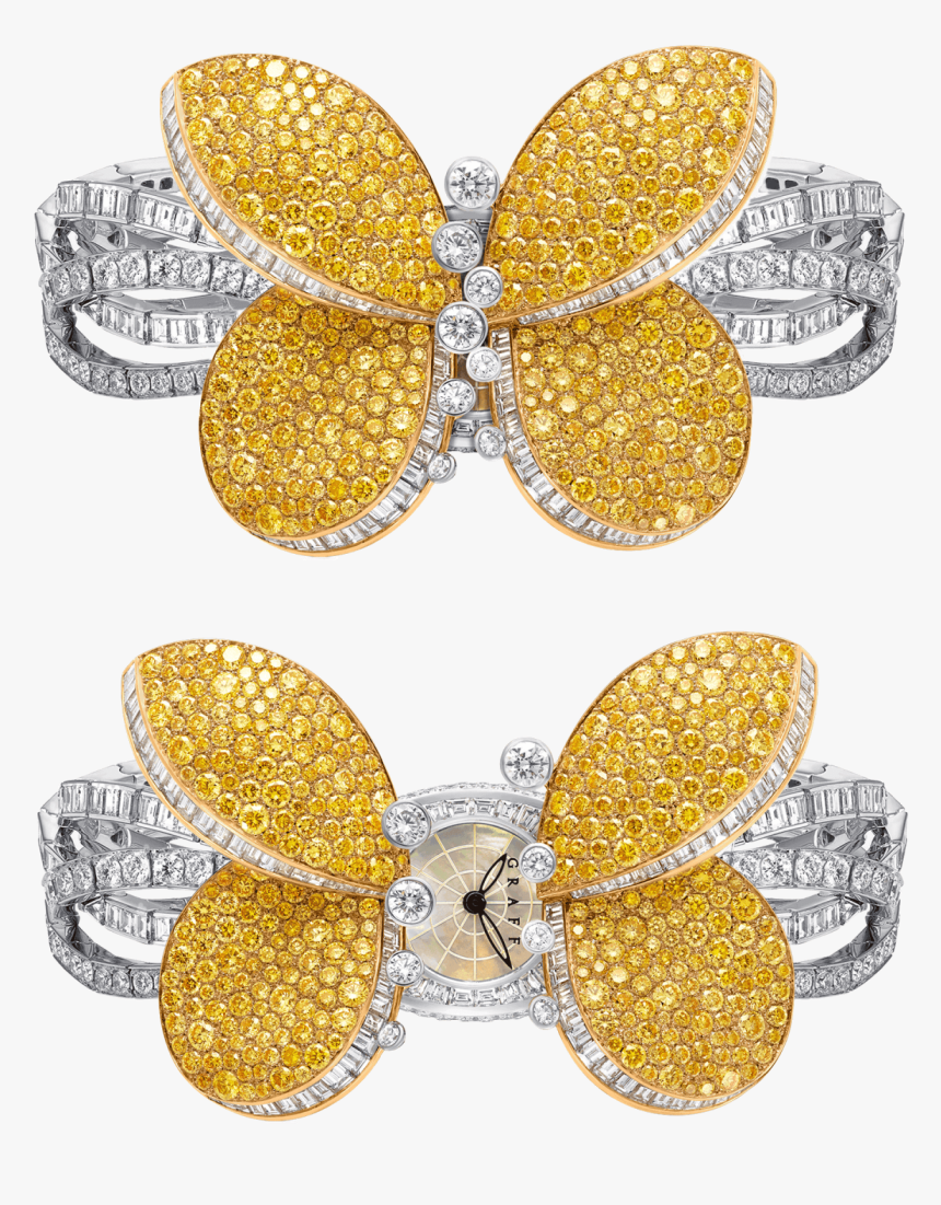 A Graff Ladies - Graff Princess Butterfly Watch, HD Png Download
