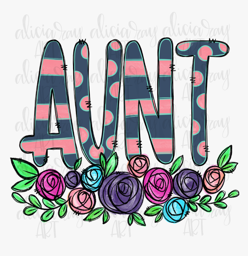 Aunt & Florals Example Image, HD Png Download