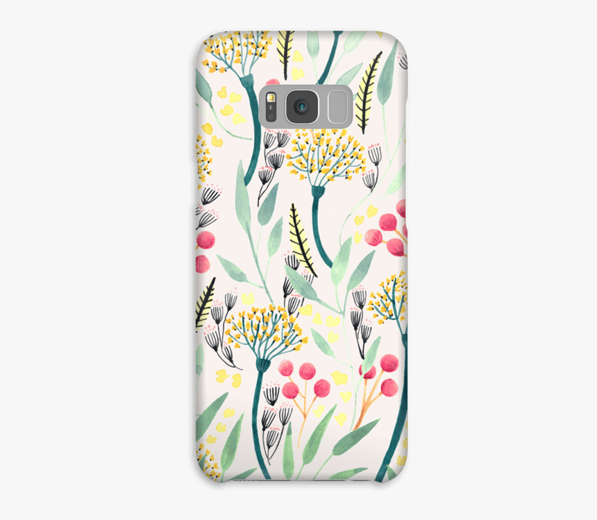 Summer Floral Pattern Case Galaxy S8 Plus - Canna Lily, HD Png Download