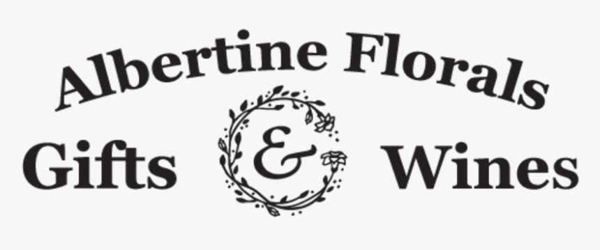 Albertine Florals Wine & Gifts - Calligraphy, HD Png Download