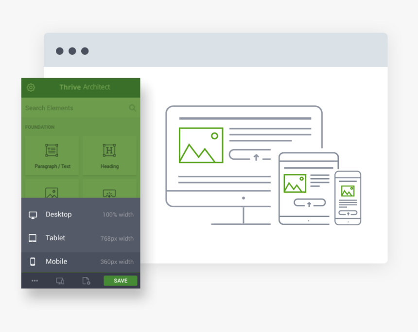 Thrive Architect Mobile, HD Png Download
