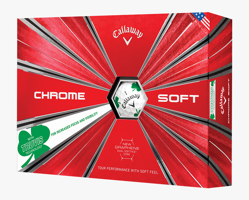 Chrome Soft Shamrock Truvis Golf Balls - Callaway Chrome Soft Golf Balls Shamrock, HD Png Download