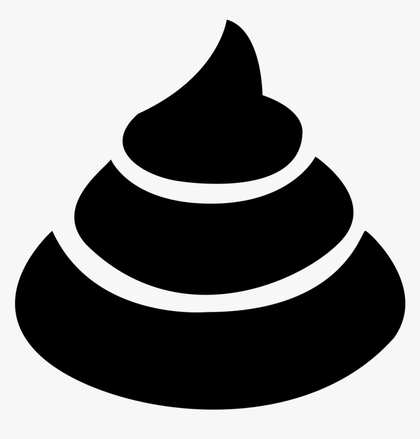 Pet Shape Png Icon - Poop Clipart Black And White, Transparent Png