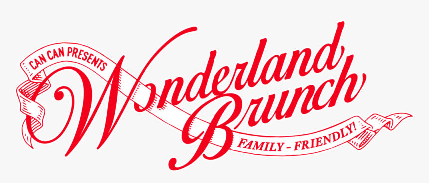 Wonderland Brunch 2019 V2 Red Logo-2 - Calligraphy, HD Png Download
