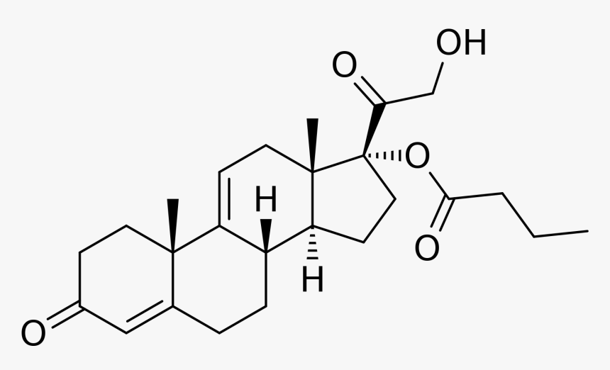 Prednisolone Structure, HD Png Download