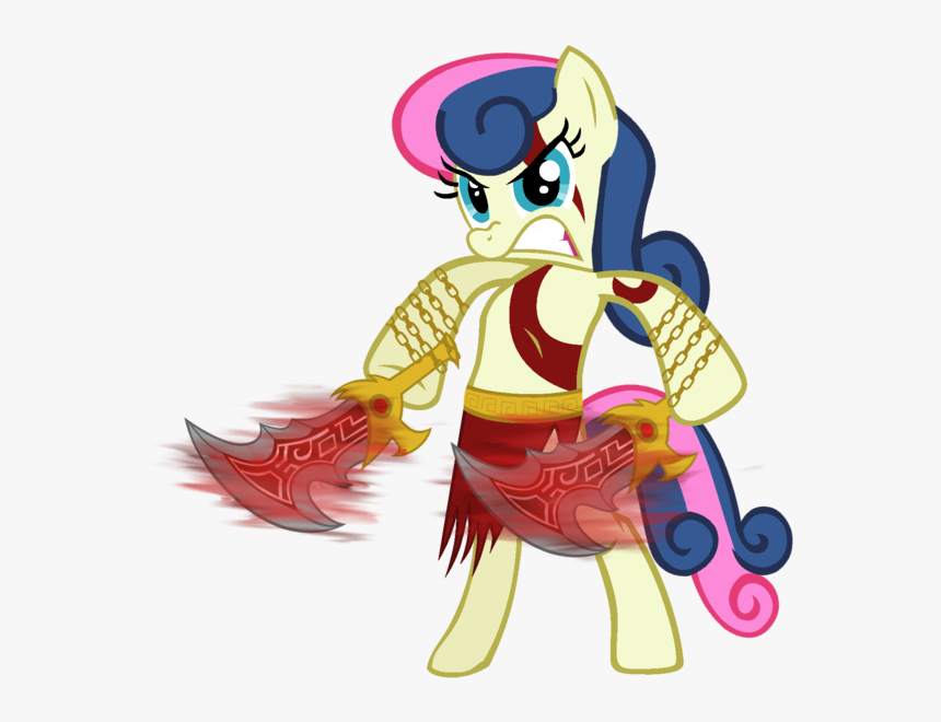 Bon Bon, Crossover, God Of War, Kratos, Safe, Sweetie - God Of War, HD Png Download