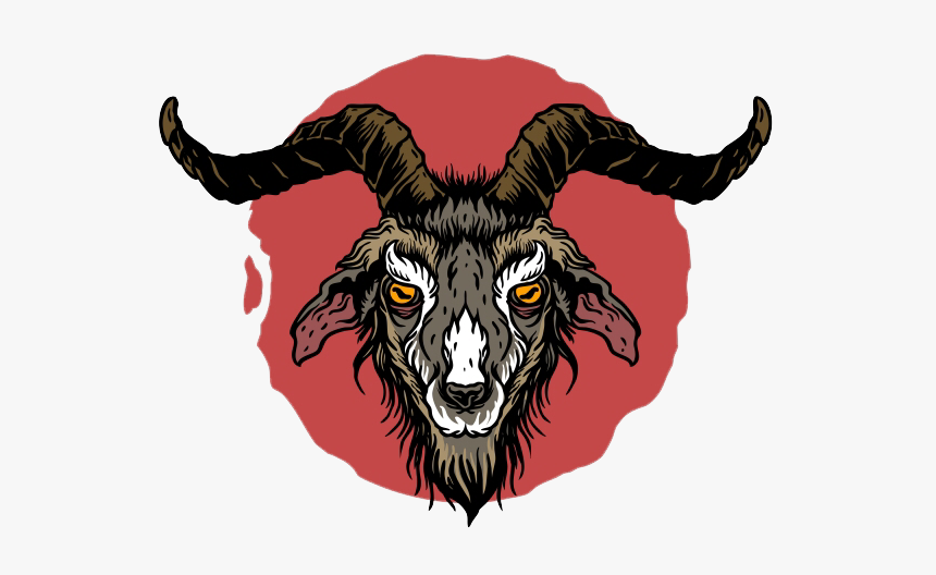 #satan #goat #666 #satanic #satanist #satans #devil - Satan Goat Png, Transparent Png