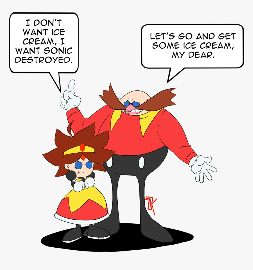 I Don T Want Ice Cream, I Want Sonic Destroyed - Eggette Omelette, HD Png Download