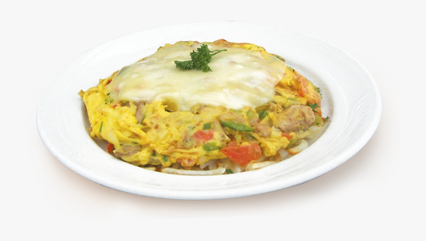 Mixed Vegetable Frittata Topped With Cheese - Omelette, HD Png Download