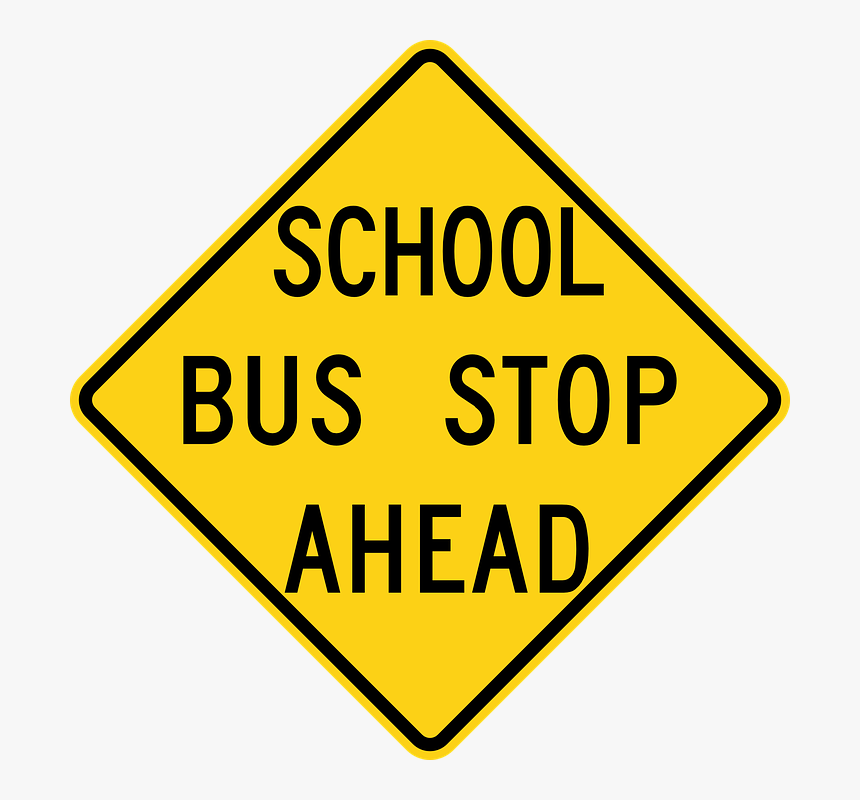Bus Stop Sign, HD Png Download