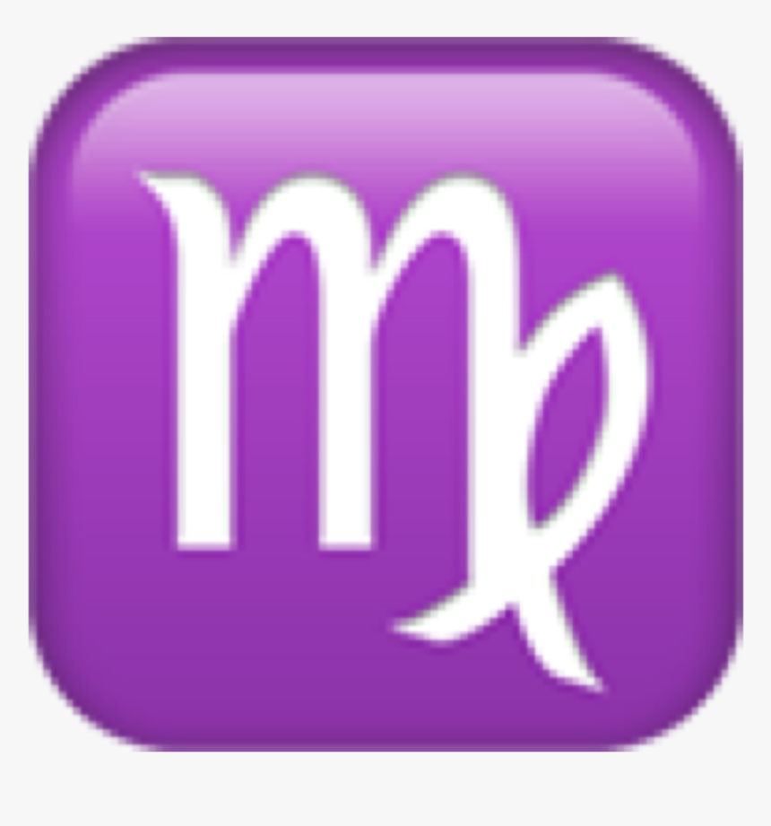 #virgo #zodiac #iphoneemoji #emoji #freetoedit - Sign, HD Png Download