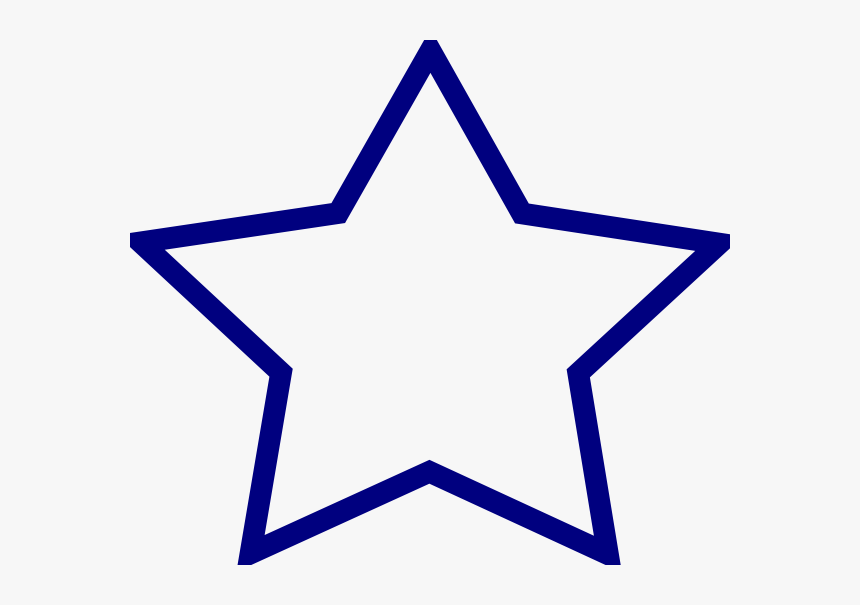 Star Clip Art At - White And Blue Star, HD Png Download