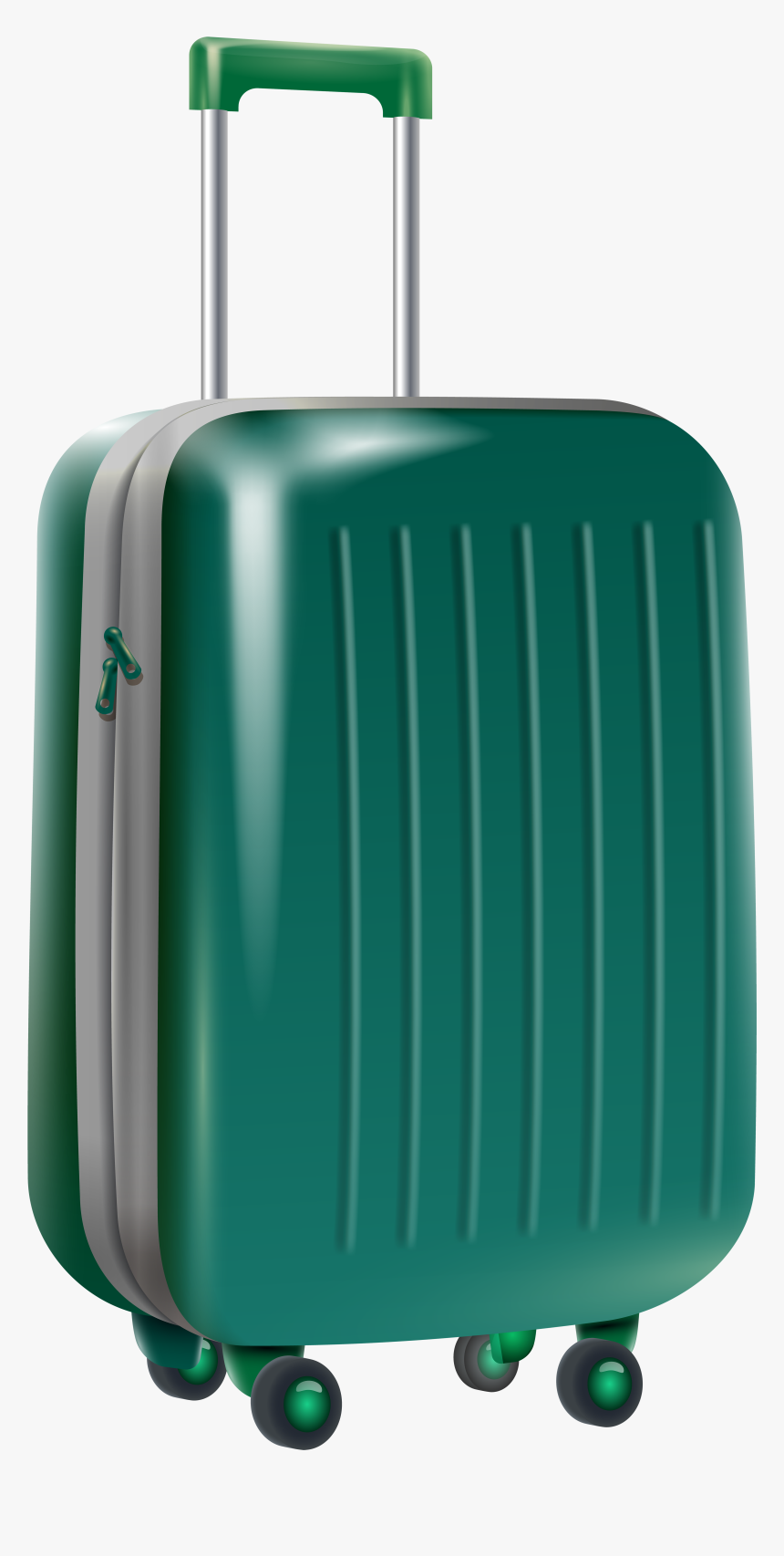 Trolley Travel Bag Png Transparent Clip Art - Transparent Trolley Bag Png, Png Download