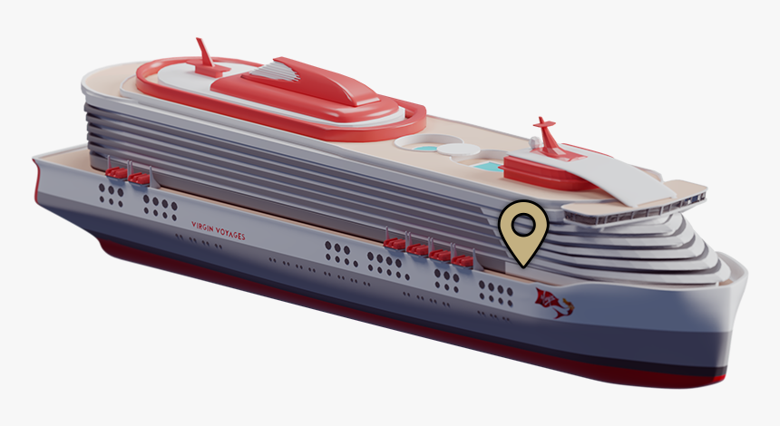 Ship Zone Location Indicator - Cruiseferry, HD Png Download