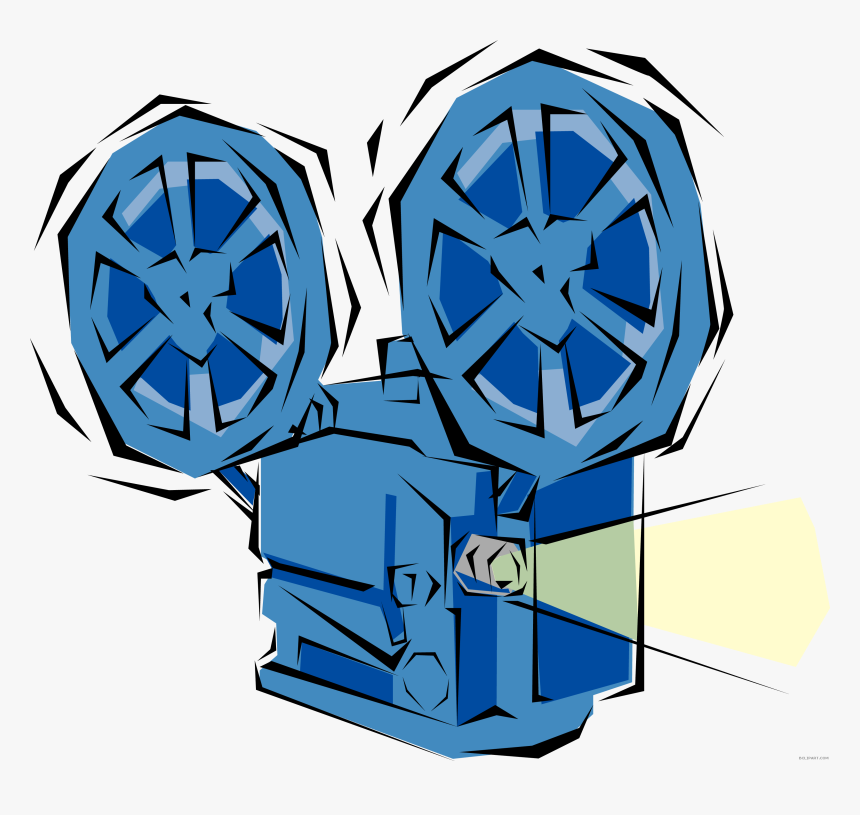 Movie Clipart Movie Projector - Movie Projector Clip Art, HD Png Download