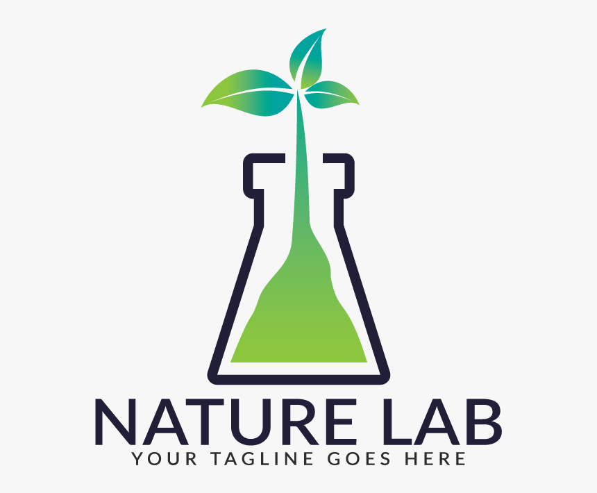 Nature Lab Logo Design - Lab Nature Png, Transparent Png