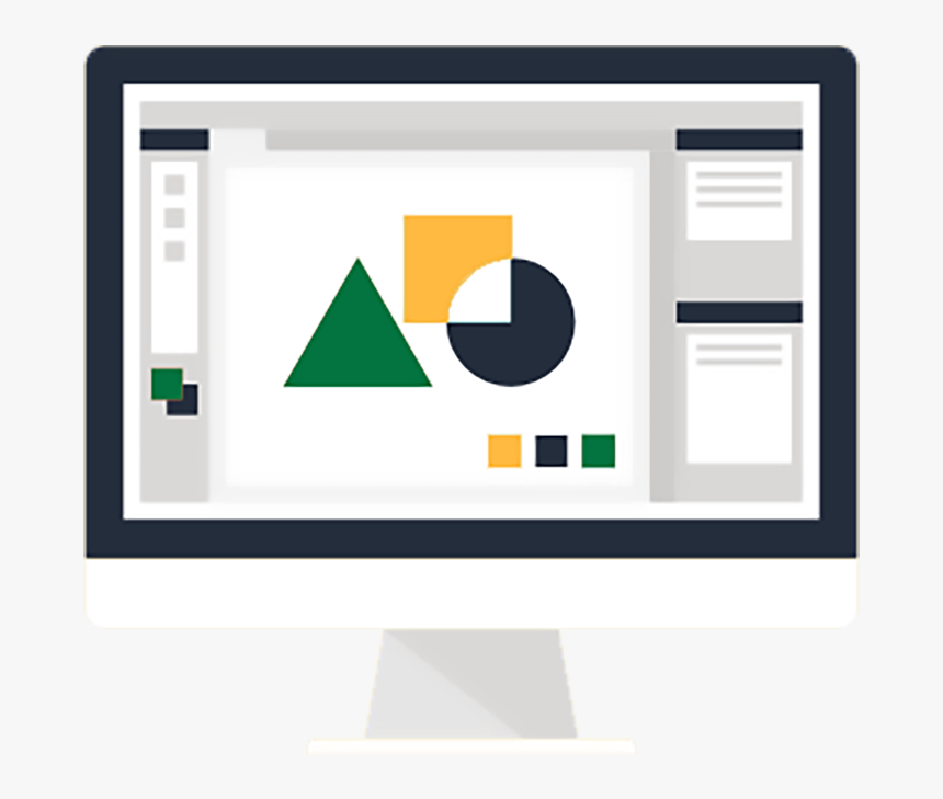 Smaller Computer Screen Image - Design, HD Png Download