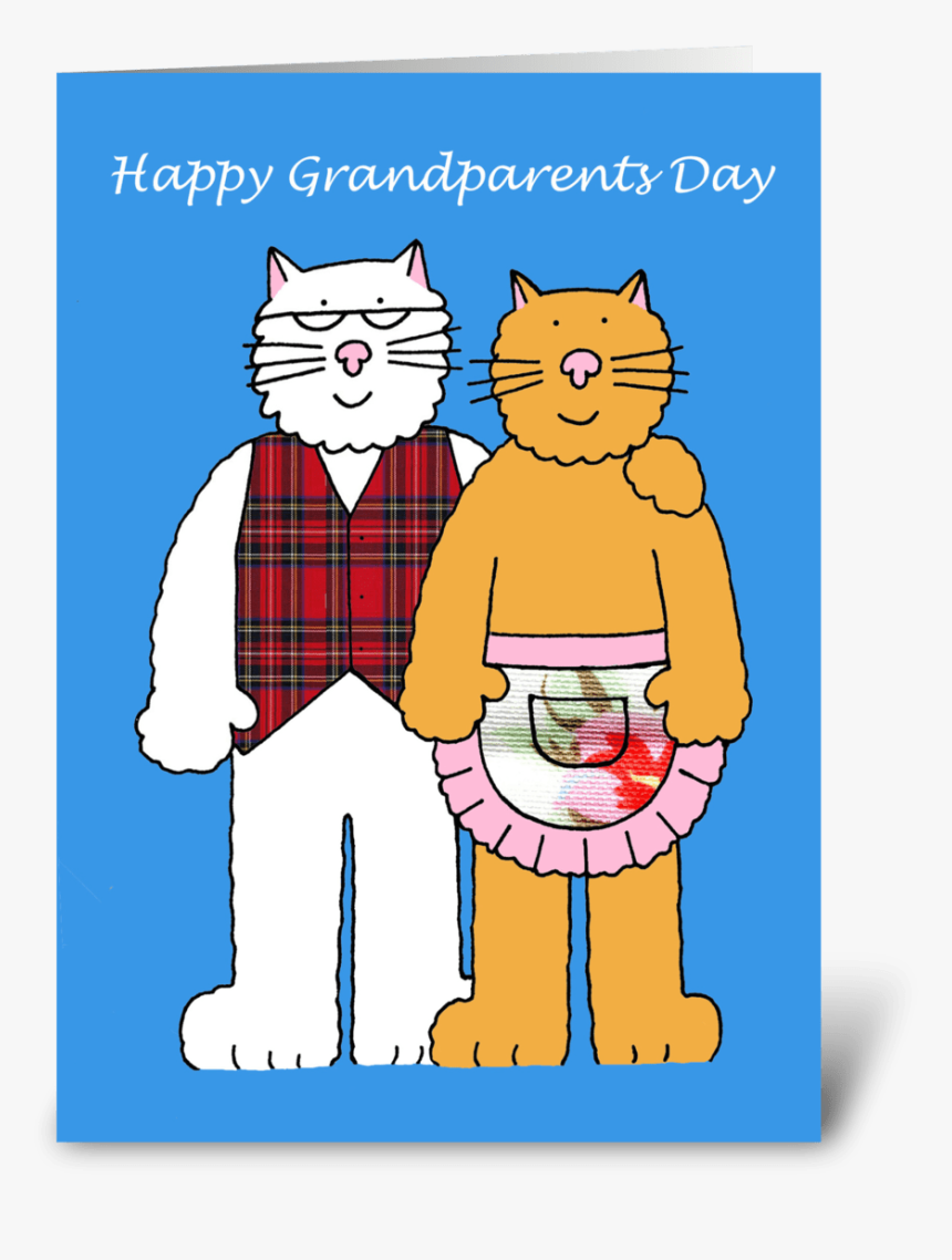 Happy Grandparents Day, Cute Cats - Happy, HD Png Download