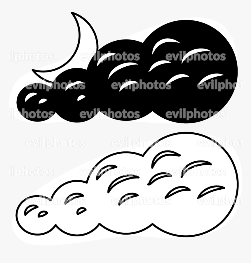Cloud Drawing Vector And Stock Photo, HD Png Download