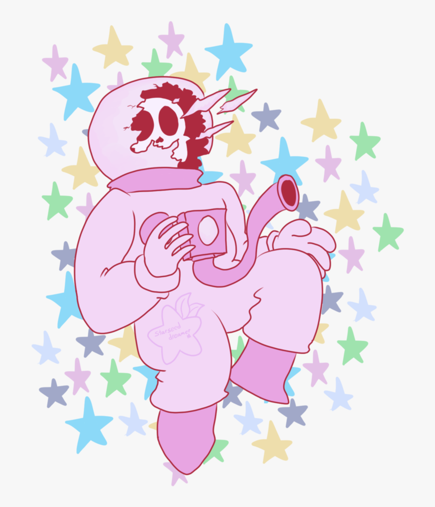 Astronaut Transparent Pink - Illustration, HD Png Download