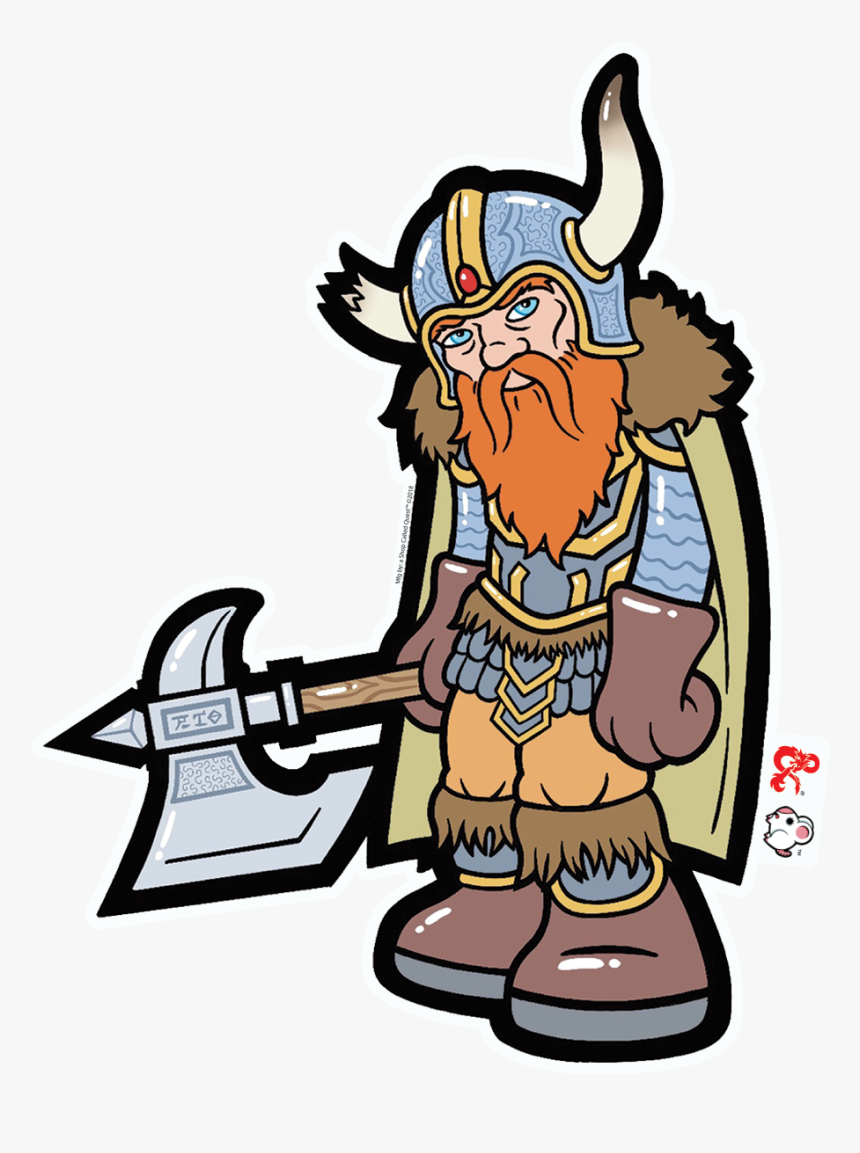 Ascq X D&d Ritchie Dwarf Sticker - Cartoon, HD Png Download