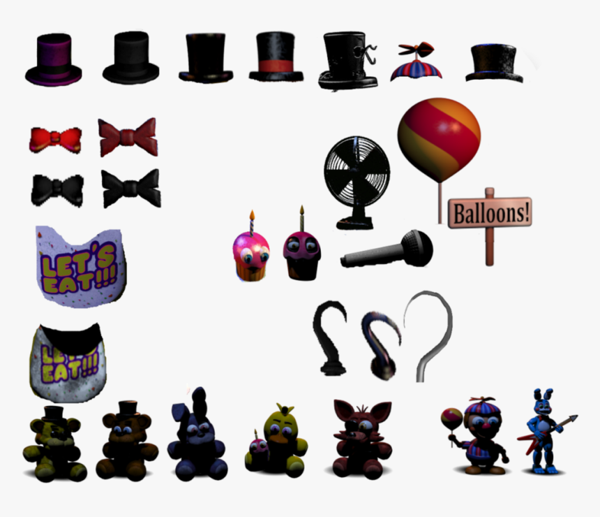 Fnaf Prop Pack Update By Theredcat13, HD Png Download