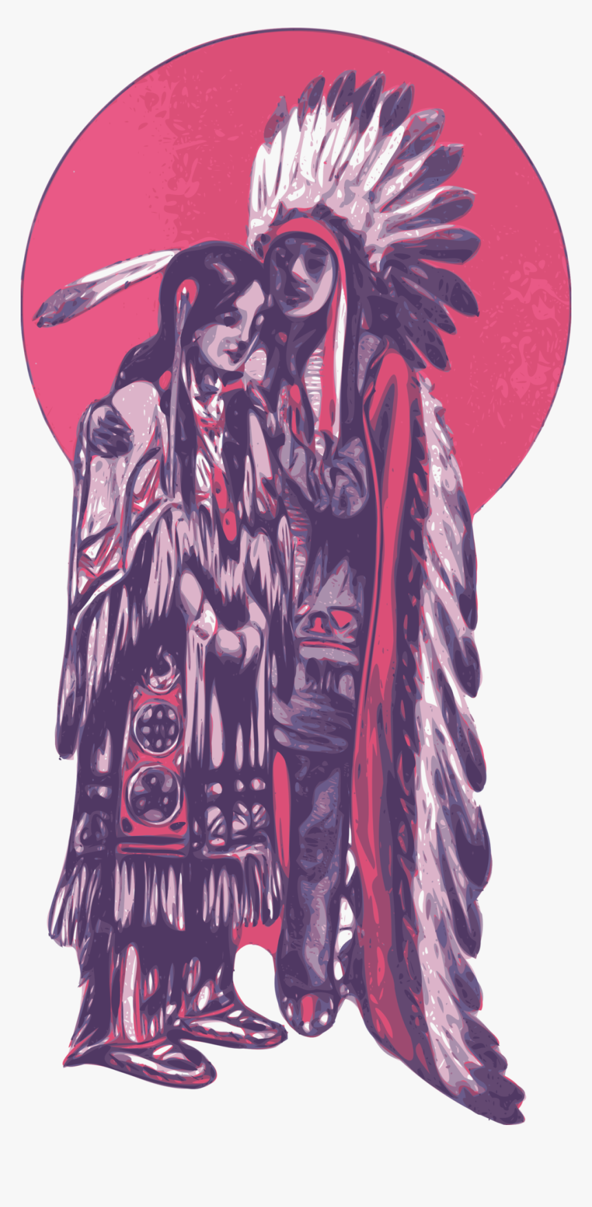 Native American Couples, HD Png Download