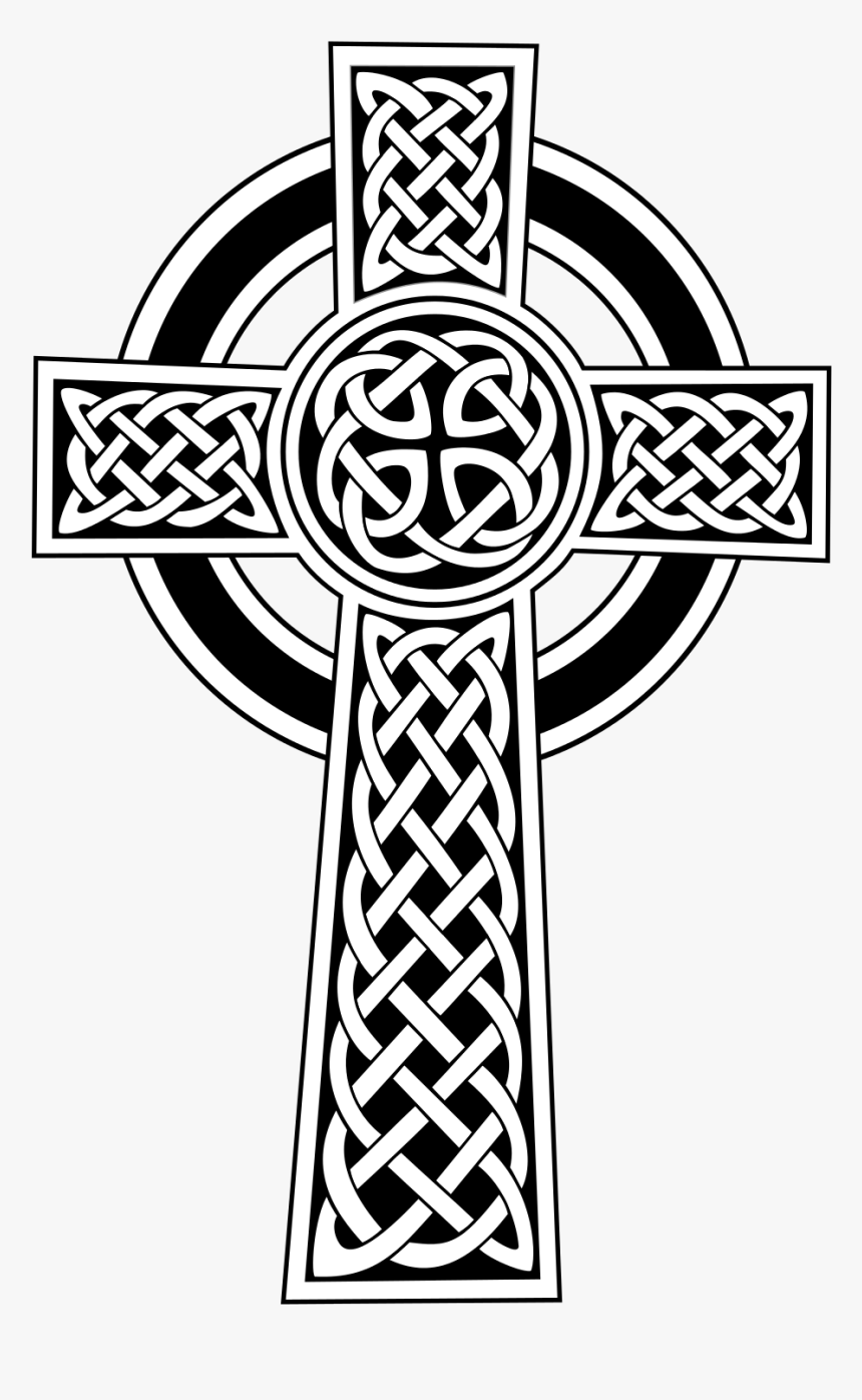 Tombstone Drawing Celtic Cross - Celtic Cross Svg File, HD Png Download