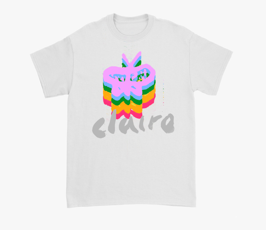 Rainbow Butterfly White T Web, HD Png Download
