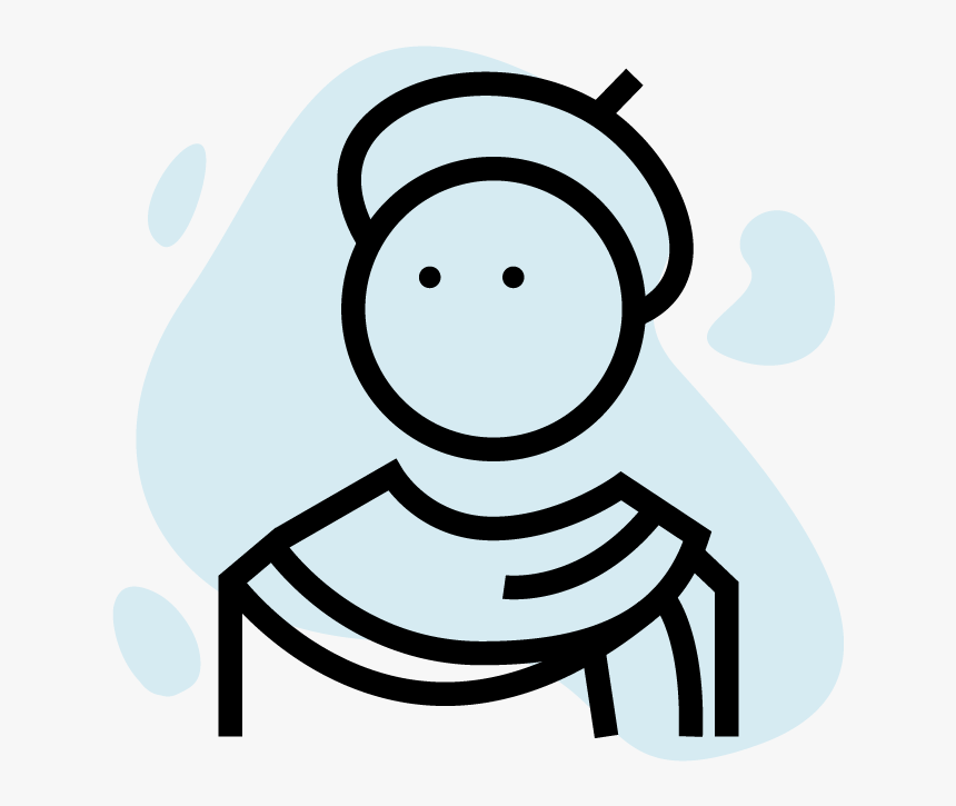 Icons-01 - Painter Hat Drawing, HD Png Download