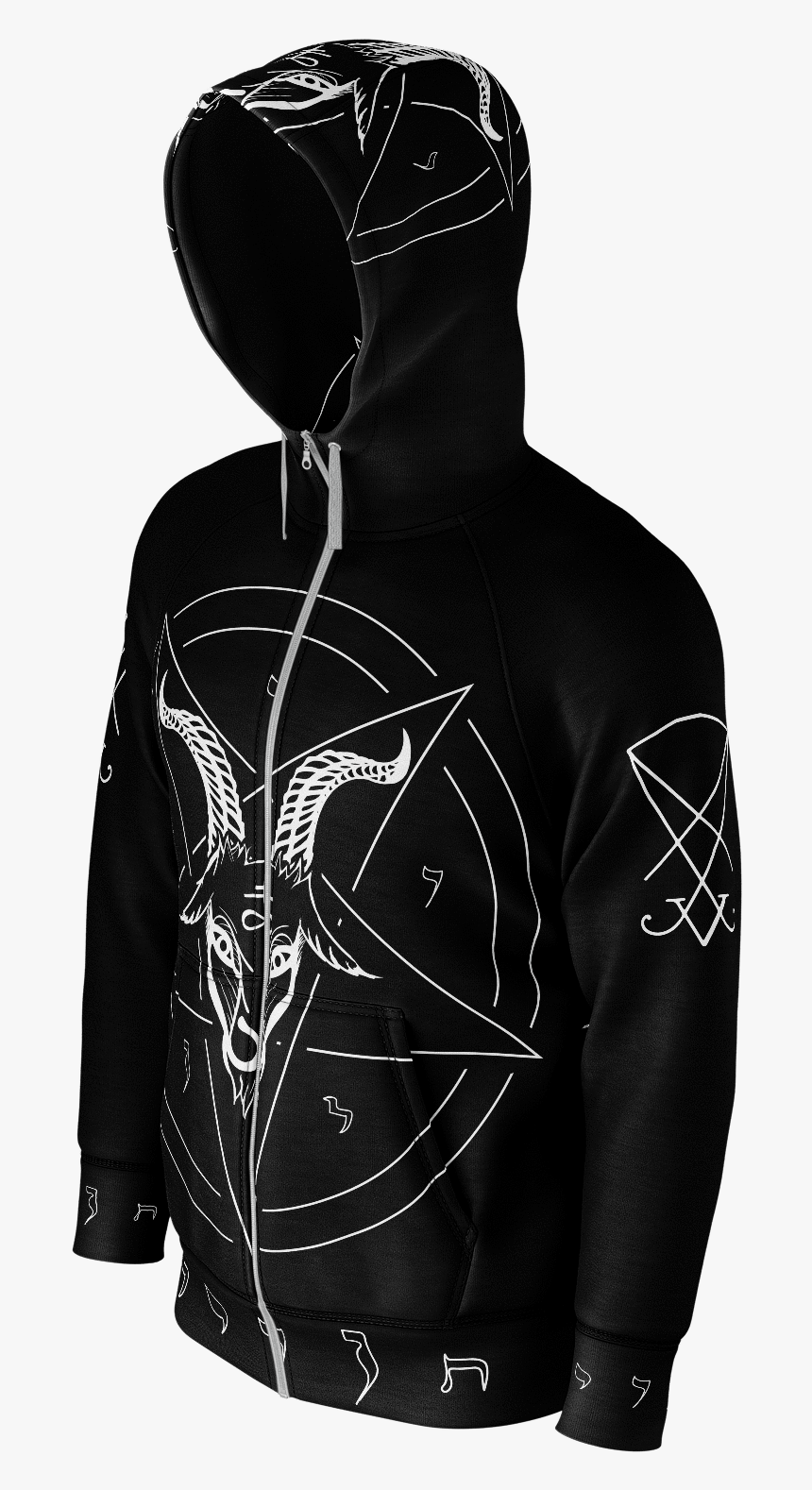 Satanist Baphomet Pentagram Sigil Of Lucifer Hoodie - Survivor Character Perk Hoodie, HD Png Download