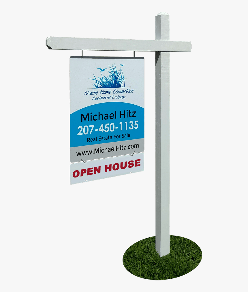 Portland Me For Sale Sign Open House Michael Hitz - Banner, HD Png Download