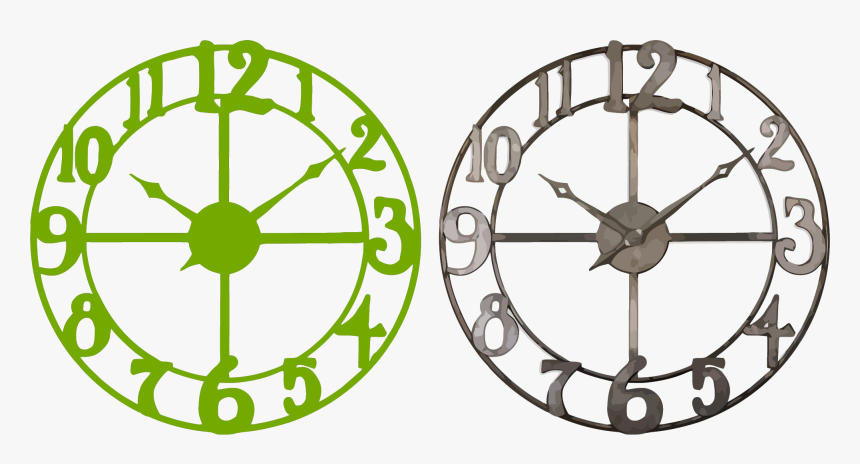 Metal Wall Clock, HD Png Download