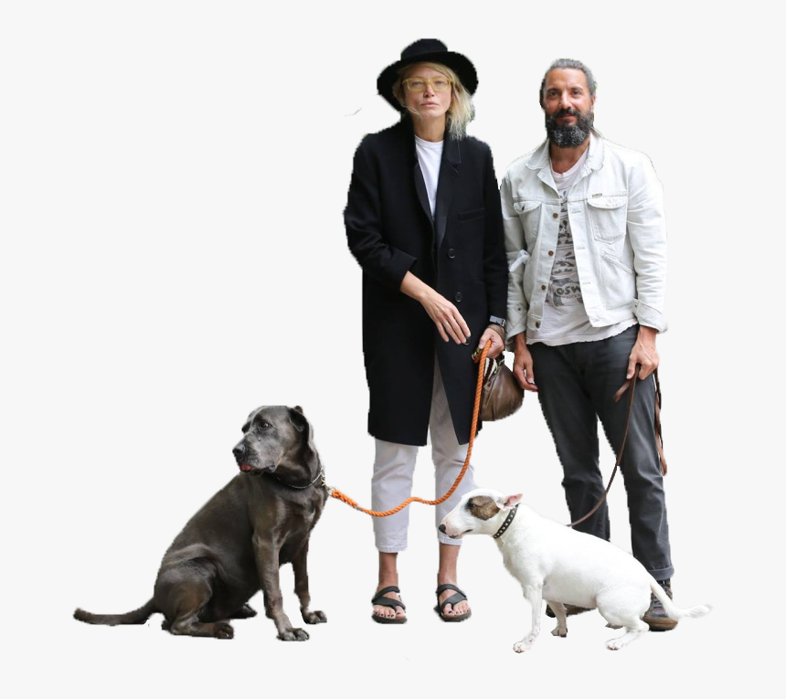Png People With Dog, Transparent Png
