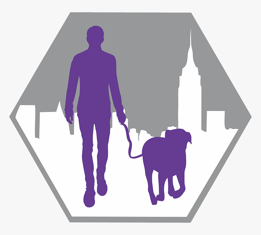 Transparent People Walking Dog Png - Dog Walking, Png Download