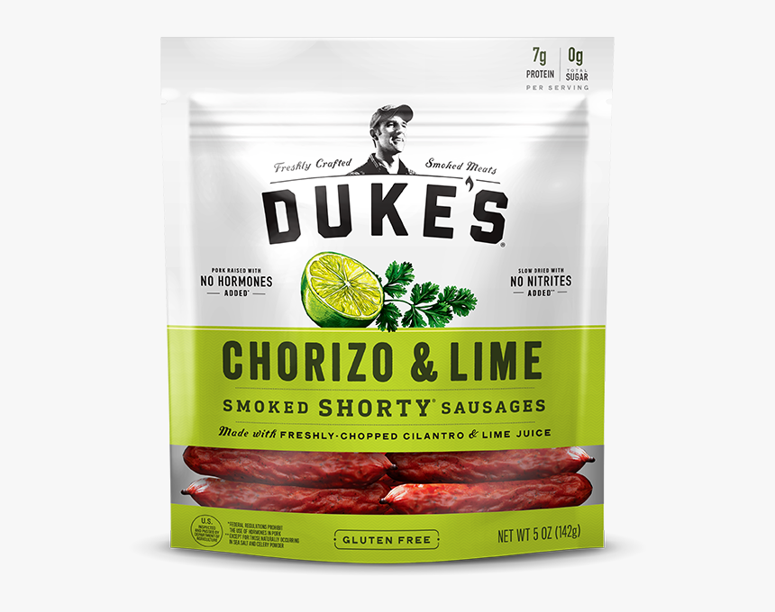 Chorizo & Lime - Dukes Green Chile Sausages, HD Png Download