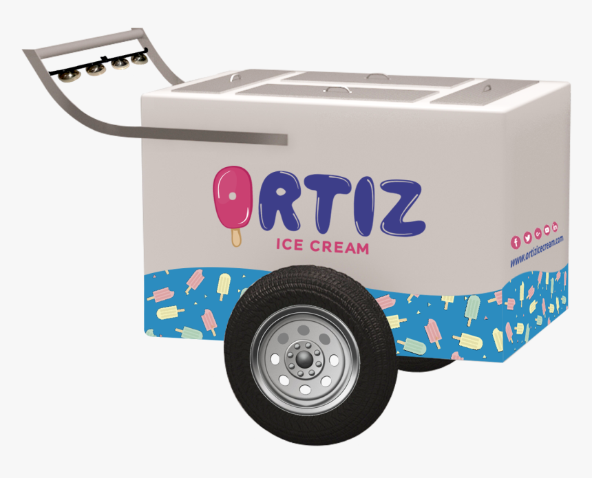 Ortiz Ice Cream - Travel Trailer, HD Png Download