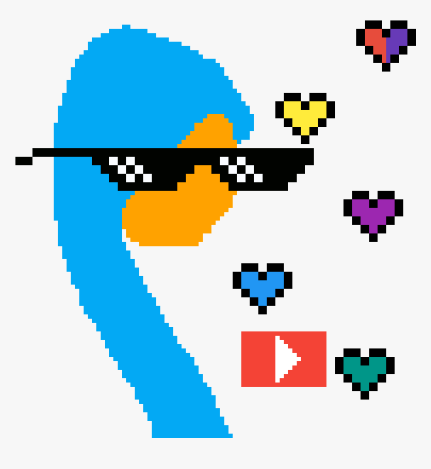Superhappy9irl Gaming Youtube - Patrick Spongebob Pixel Art, HD Png Download