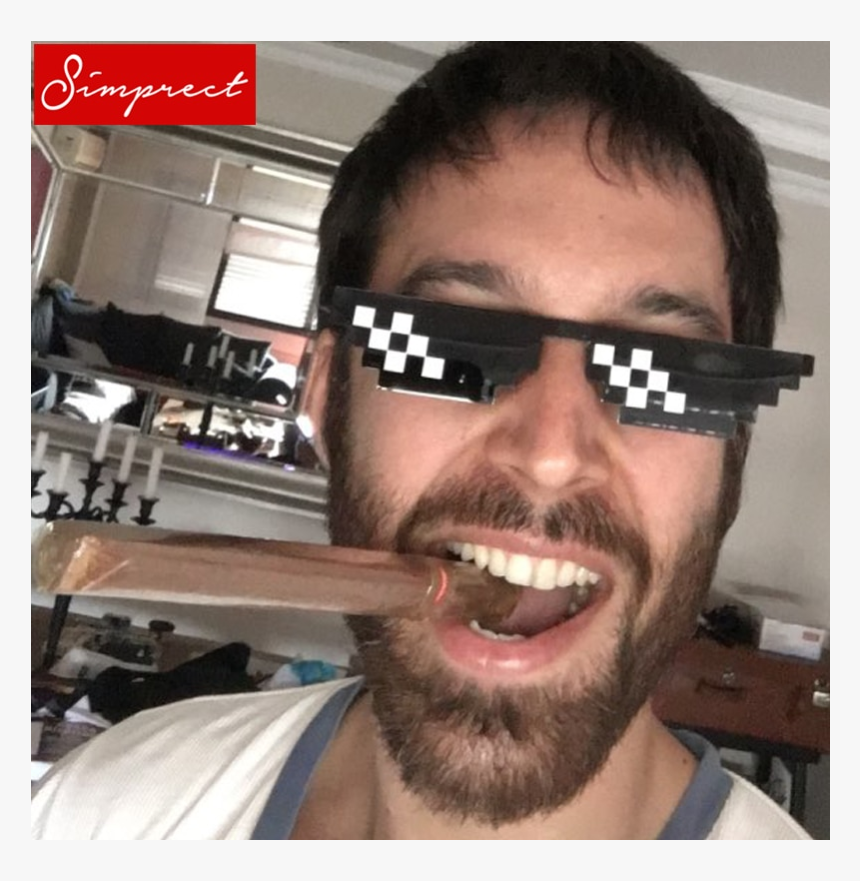Real Thug Life Glasses, HD Png Download