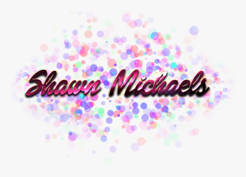 Shawn Michaels Name Logo Bokeh Png - Charlotte Flair Logo Png, Transparent Png
