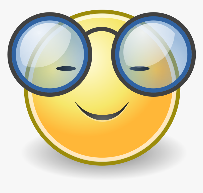 Pixel Glasses Png - Smiley Face With Goggles, Transparent Png