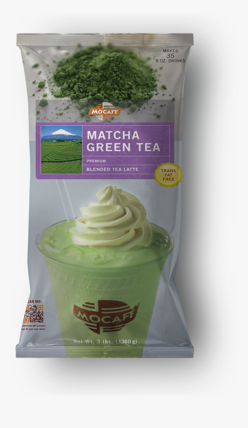Mocafe Matcha Green Tea, HD Png Download