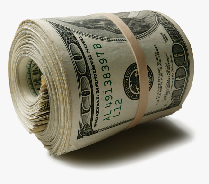 Roll Of Dollars Png, Transparent Png