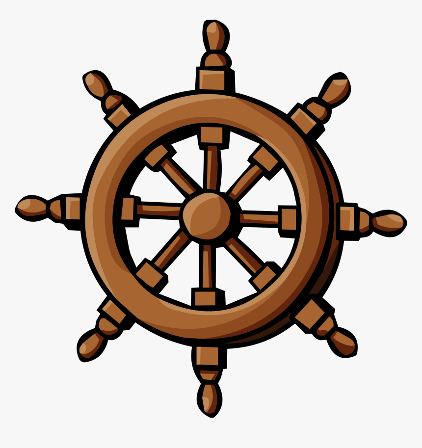 Clip Art Ship Wheel , Png Download - Ship Steering Wheel Clipart, Transparent Png