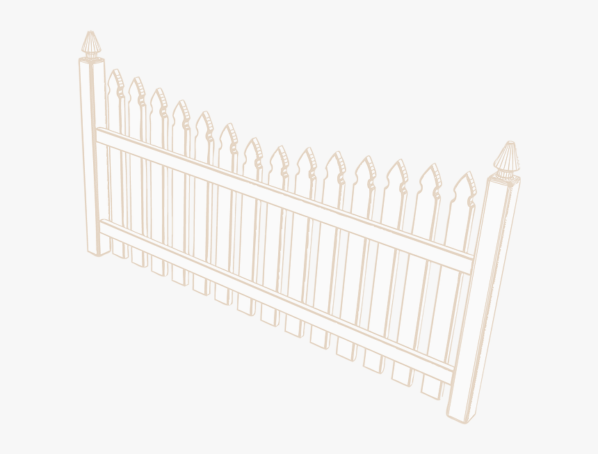 Picket Fence Watermark By Installed By Tidewater Virginia - Picket Fence, HD Png Download