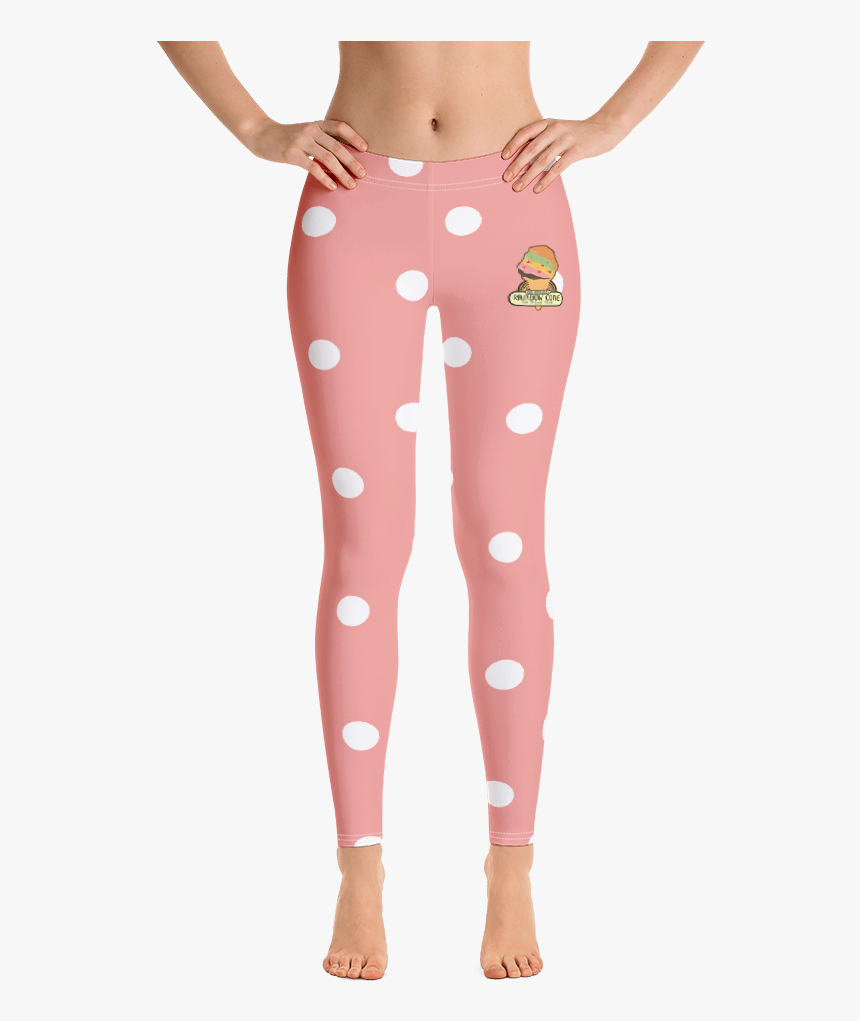 Large Polka Dot Pattern 01 Rainbow Cone Logo Ice Cream - Leggings Clipart, HD Png Download