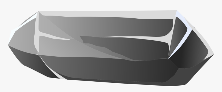 Rock Mineral Stone Carving Gemstone Crystal - Monochrome, HD Png Download